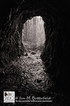 POTD : From behind the waterfall.