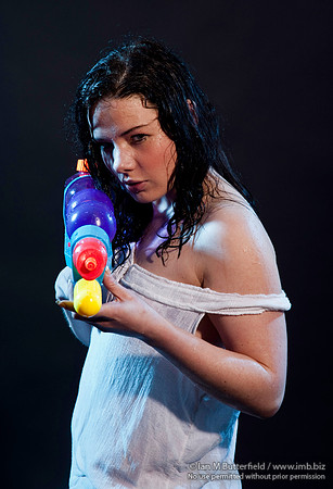 Wet-look glamour