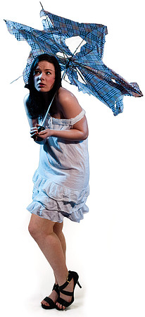 Wet-look glamour