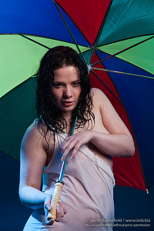 Wet-look glamour