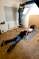 Hair Raising - Set up shot