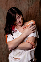 Rachael and a snake