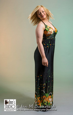 Model Kayleigh Dawson at Ian's Studio