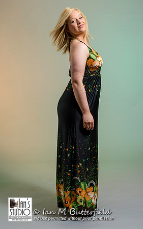 Model Kayleigh Dawson at Ian's Studio