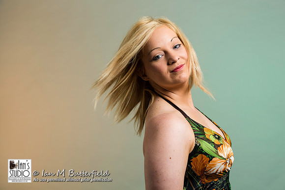 Model Kayleigh Dawson at Ian's Studio