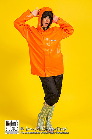 Messy Rainwear Test - Getting Ready