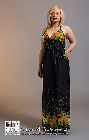 Model Kayleigh Dawson at Ian's Studio