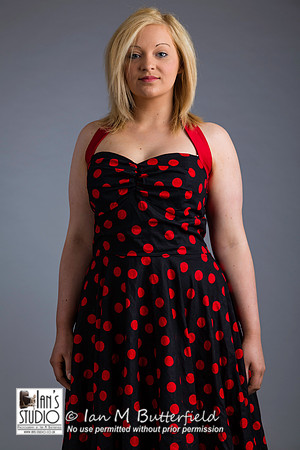 Model Kayleigh Dawson at Ian's Studio