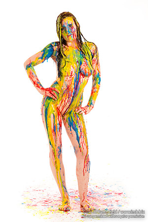 Je55 - a multicoloured paint/slme shoot