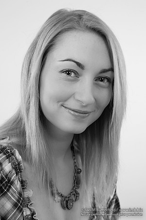 Portrait of an attractive blonde woman
