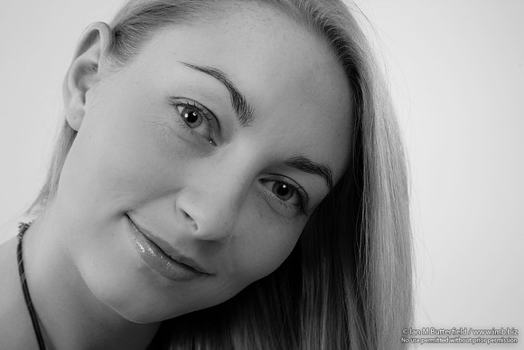 Portrait of an attractive blonde woman