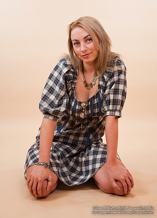 Portrait of an attractive blonde woman