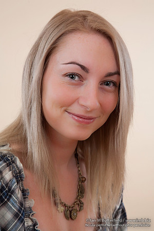 Portrait of an attractive blonde woman