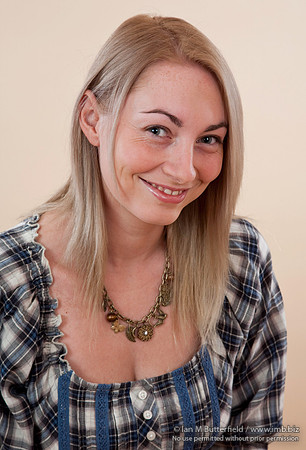 Portrait of an attractive blonde woman