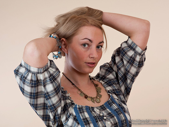 Portrait of an attractive blonde woman