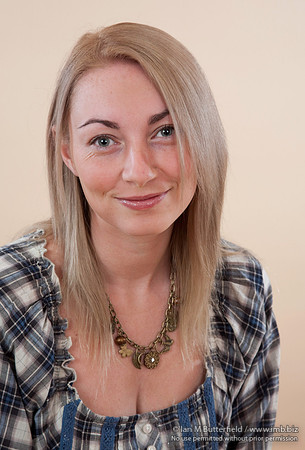Portrait of an attractive blonde woman