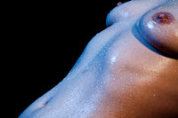 Wet-look glamour
