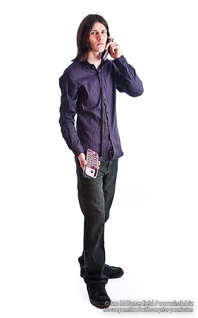 On the phone