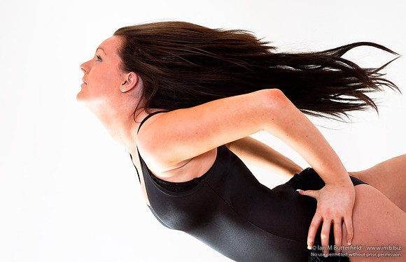 Demonstrating dance poses