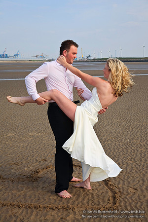 Dancing on the beach