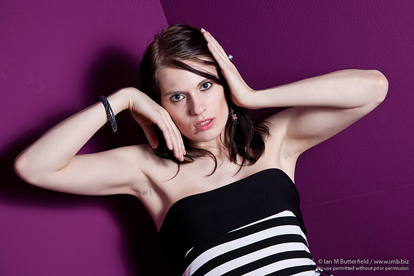Model Kayleigh at Manchester strobist meet