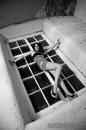 Model Kayleigh at Manchester strobist meet