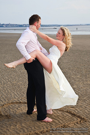 Dancing on the beach