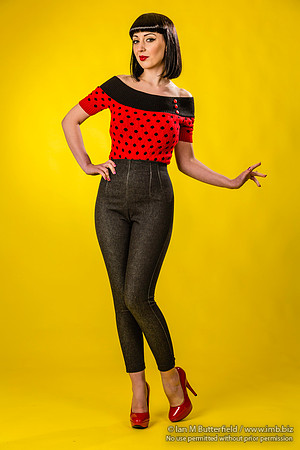 Full colour pin-up