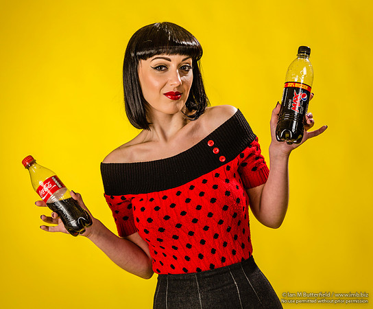 Full colour pin-up