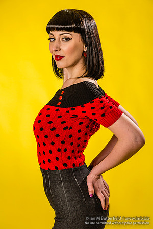 Full colour pin-up