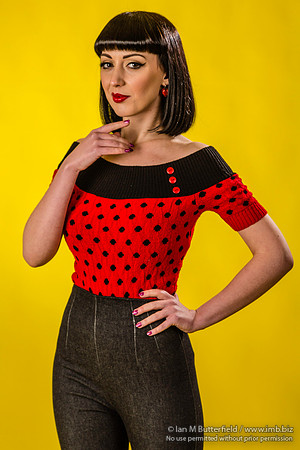 Full colour pin-up
