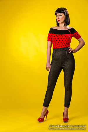 Full colour pin-up