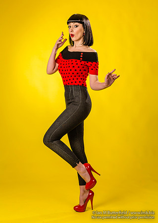 Full colour pin-up