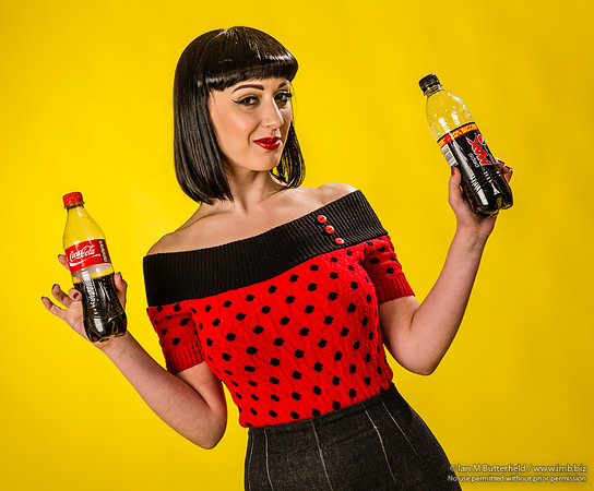 Full colour pin-up