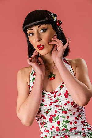 Full colour pin-up