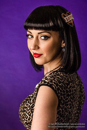 Full colour pin-up