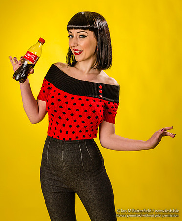 Full colour pin-up