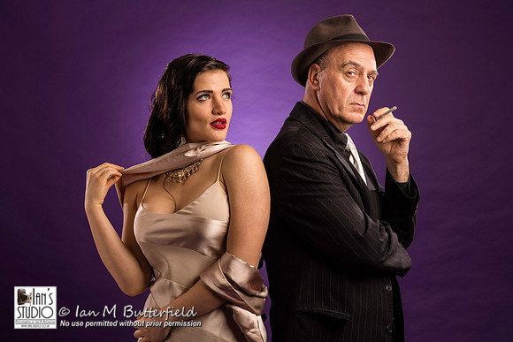 Graham and Maddy at Film Noir Night