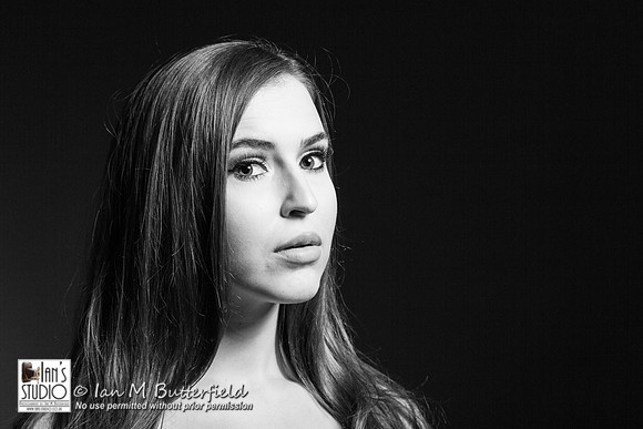 Demi Hughes at Ian's Studio