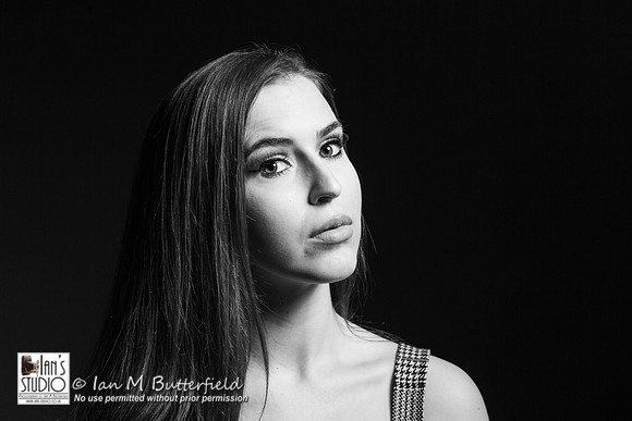 Demi Hughes at Ian's Studio