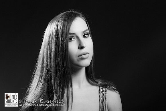 Demi Hughes at Ian's Studio