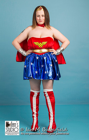 Mia as Wonder Woman