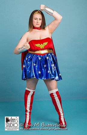Mia as Wonder Woman