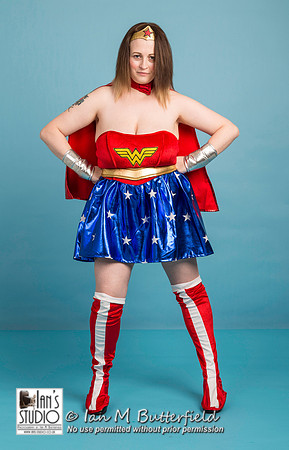 Mia as Wonder Woman