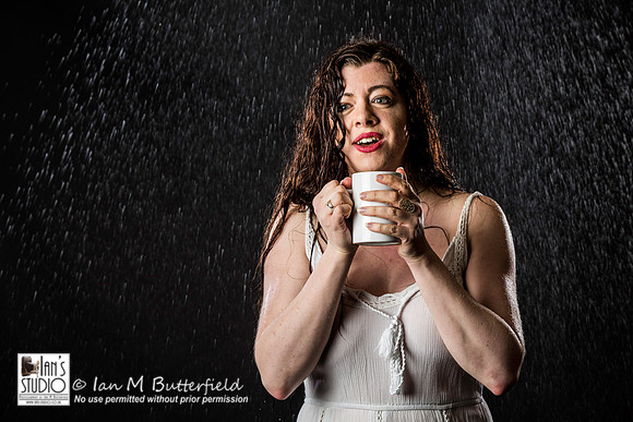 Rhianna Grey in the rain