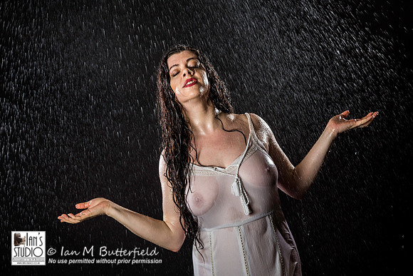Rhianna Grey in the rain