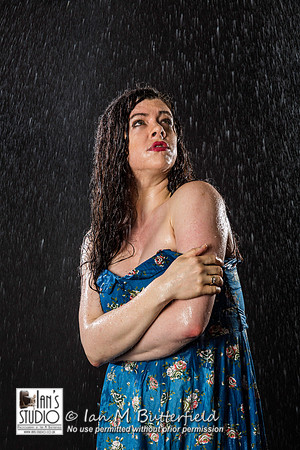 Rhianna Grey in the rain