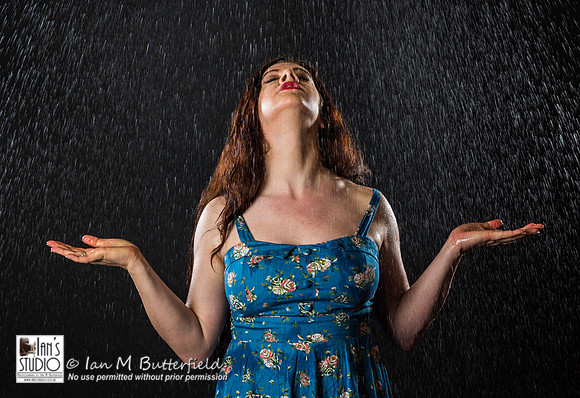 Rhianna Grey in the rain