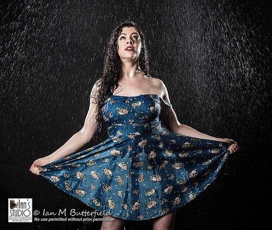 Rhianna Grey in the rain