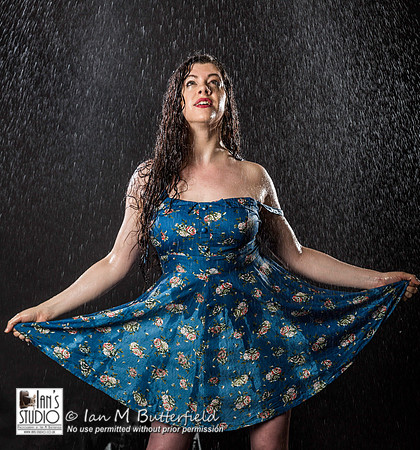 Rhianna Grey in the rain